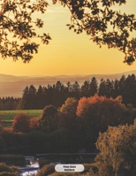 Photo-Stock Notizbuch: Sch�ne Herbstlandschaft Sonnenaufgang Notizbuch 150 Seiten kariert - A4 Format - mattes Softcover 1696711339 Book Cover