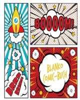 Blanko Comic Buch: Leeres Comicbuch zum selber zeichnen und selbsgestalten | Das kreative Geschenk für Kinder (German Edition) 167531859X Book Cover