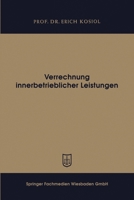 Verrechnung innerbetrieblicher Leistungen 3663125270 Book Cover