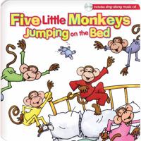 Five Little Monkeys Jumping on the Bed [With Sing-Along Music CD] 1599225816 Book Cover