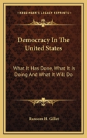 Democracy in the United States 0548471231 Book Cover