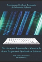 Diretrizes para Implantação e Manutenção de um Programa de Qualidade de Software B08SMTR3M6 Book Cover