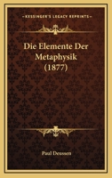 Die Elemente der Metaphysik 1166032531 Book Cover