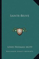 Sainte-Beuve 1162976551 Book Cover