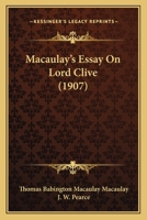 Lord Clive 137369677X Book Cover