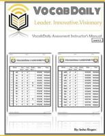 VocabDaily Assessment Instructor's Manual Level 2-3: Vocabulary Words Kids Need to Know. Improve Reading Comprehension, Vocabulary Builder & Common Core 1794571124 Book Cover