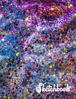 Sketchbook: Notebook for Sketching, Doodling, Painting, Drawing or Writing 8.5 x 11 100 Pages, 8.5 x 11 (Pretty Cute Abstract Cover Vol. 70) 1089210256 Book Cover