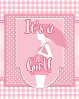 It's a Girl!: Baby Shower Guest Register and Gift Log 1091034680 Book Cover