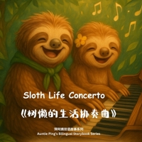 The Sloth Life Concerto «????????»: A bilingual picture book about mindfulness, music, and listening ?????????????????? (Auntie Ping’s Bilingual Storybooks Series ??????????) B0FKT737MX Book Cover