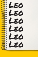 Name Leo A beautiful personalized: Lined Notebook / Journal Gift, Notebook for Leo,120 Pages, 6 x 9 inches, Gift For Leo, Personal Diary, Leo, Personalized Journal, Family Notebook, Customized Journal 1677030224 Book Cover