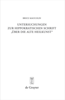 Untersuchungen Zur Hippokratischen Schrift "Uber Die Alte Heilkunst" 3110201259 Book Cover
