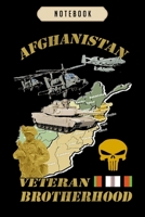 Notebook: Afghanistan 2 veteran brotherhood Notebook-6x9(100 pages)Blank Lined Paperback Journal For Student, kids, women, girls, boys, men, birthday gifts-Veterans day gifts notebook 1674607504 Book Cover