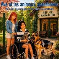 Ava et les animaux abandonnés: Au cœur des refuges et des vies à reconstruire (Les aventures d'Ava au secours des animaux) (French Edition) B0H2D6PPVK Book Cover