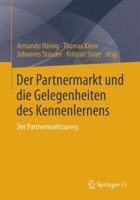 Der Partnermarkt und die Gelegenheiten Des Kennenlernens: Der Partnermarktsurvey 3658027932 Book Cover