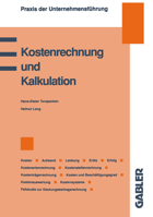 Kostenrechnung Und Kalkulation 3409139699 Book Cover