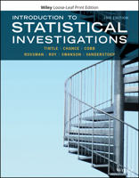 Introduction to Statistical Investigations 1119683459 Book Cover