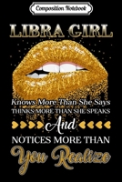 Composition Notebook: Libra Girl Knows More Than She Says Biting Lips Birthday  Journal/Notebook Blank Lined Ruled 6x9 100 Pages 1673600530 Book Cover