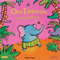 One Elephant Went Out to Play (Classic Books With Holes) 1846431115 Book Cover