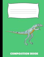 Composition Book: Dinosaur Composition Notebook Wide Ruled 1076625495 Book Cover