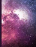 Purple Nebula: College Ruled Notebook 1790344425 Book Cover