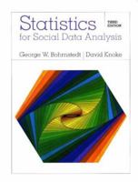 Statistics for Social Data Analysis (3rd Edition) 0875813232 Book Cover