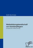 Weiterbildungsbereitschaft Von Krankenpflegern 383666545X Book Cover