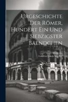 Urgeschichte Der Römer, Hundert ein und siebzigster Baendchen 1022841459 Book Cover
