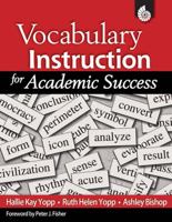 Vocabulary Instruction for Academic Success (Professional Resources) 1425802664 Book Cover