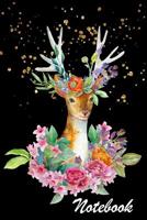 Notebook: Cute Colorful Deer Notebook Journal Diary for everyone - special animals 1082335207 Book Cover