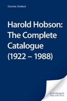 Harold Hobson: The Complete Catalogue 1853311553 Book Cover