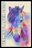 Terminplaner 2020: Jahresplaner von September 2019 bis Dezember 2020 mit Pferd - Planer mit 174 Seiten in wei� im Format A5 mit gl�nzendem Soft Cover. 1704017033 Book Cover