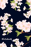 Notebook: Cherry Blossom Notebook Journal, Notebook with beautiful flowers theme, Large 6 x 9, 110 Lined Pages 1679308874 Book Cover