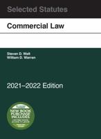 Commercial Law, Selected Statutes, 2021-2022 164708878X Book Cover