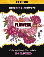 relaxing flower coloring book for adults B0C2ST1BGR Book Cover