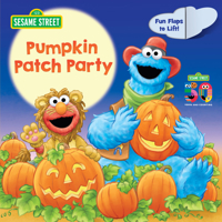 Pumpkin Patch Party (Sesame Street): A Lift-the-Flap Board Book 1984847678 Book Cover