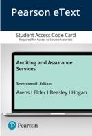 Pearson Etext for Auditing and Assurance Services -- Access Card 0135635152 Book Cover