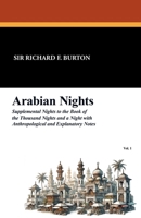 Supplemental Nights to the Book of the Thousand Nights and a Night Volume 1 1503239853 Book Cover