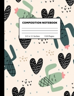 Composition Notebook: Wide Ruled Paper Notebook Journal Cute Wide Blank Lined Workbook for Teens Kids Students Girls for Home School College Writing Notes 8.5 x 11 Inches 110 pages 1705974864 Book Cover