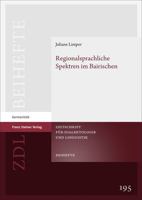 Regionalsprachliche Spektren Im Bairischen (German Edition) 3515137009 Book Cover