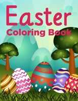 Easter Coloring Book: 25 Cute and Funny Images,Coloring Books for Kids B08W7JTZVM Book Cover