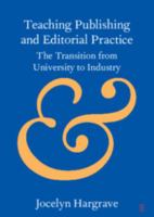 Teaching Publishing and Editorial Practice 1108791948 Book Cover