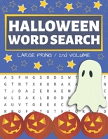 Halloween Word Search: Puzzle Book Large Print - 80 Halloween Puzzles 1697437842 Book Cover