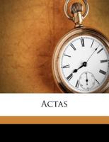Actas 1179717775 Book Cover