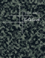 Dot Grid Notebook: Army Design Dotted Notebook/JournalLarge (8.5 x 11) Dot Grid Composition Notebook 1716332435 Book Cover