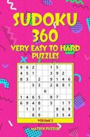 SUDOKU 360 Very Easy to Hard Puzzles 1986609448 Book Cover