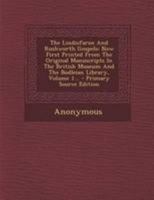 The Lindisfarne And Rushworth Gospels: Now First Printed From The Original Manuscripts In The British Museum And The Bodleian Library, Volume 1... 1016644167 Book Cover