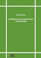 Handbuch Des Deutschen Volksliedes 3864032873 Book Cover