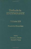 Methods in Enzymology, Volume 209: Phospholipid Biosynthesis 0121821102 Book Cover