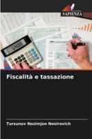 Fiscalità e tassazione 6209285775 Book Cover