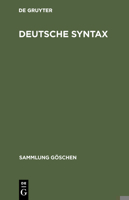 Deutsche Syntax 3110040158 Book Cover